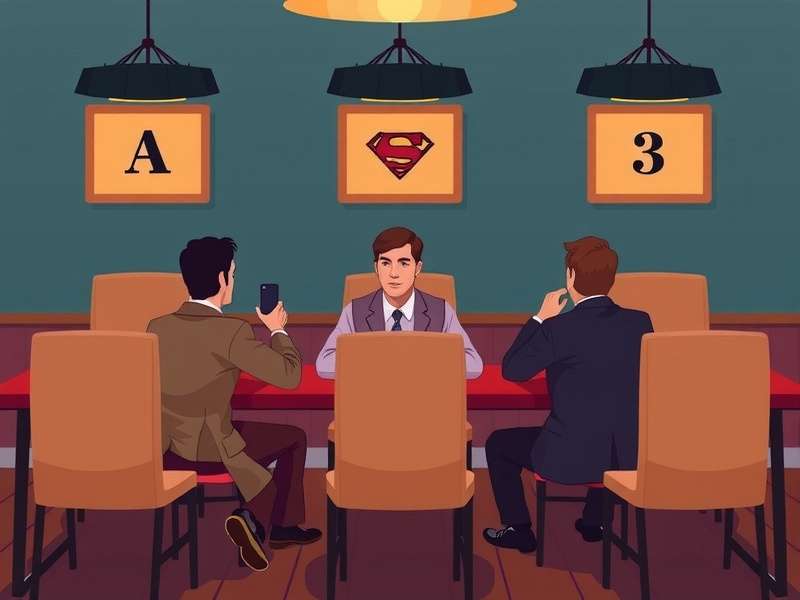 Codenames game board with cards and players interacting