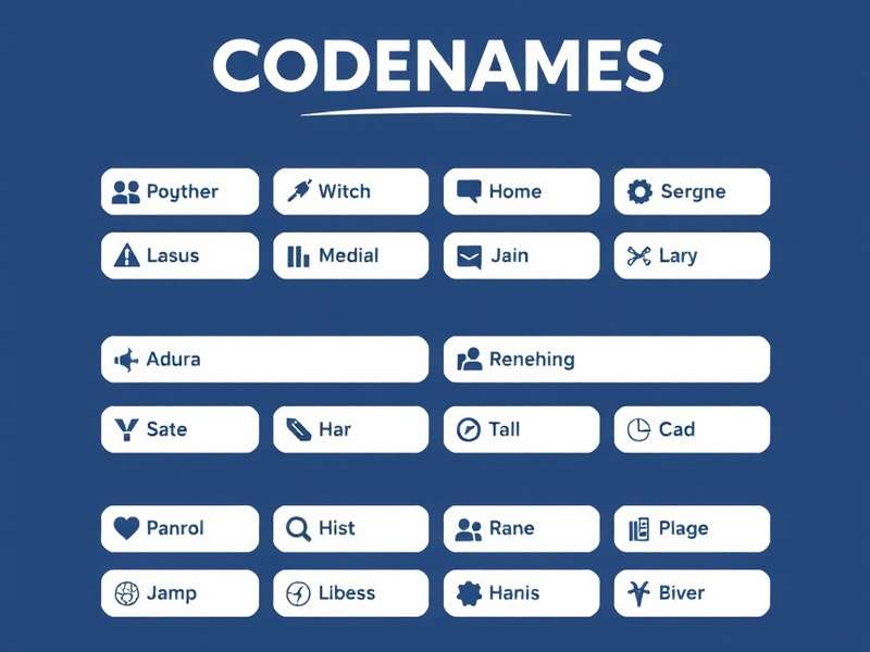 Codenames Discord template interface showing voice channels and game setup