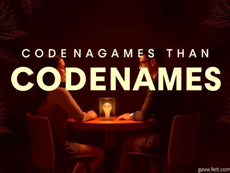 Laptop screen showing online Codenames game interface