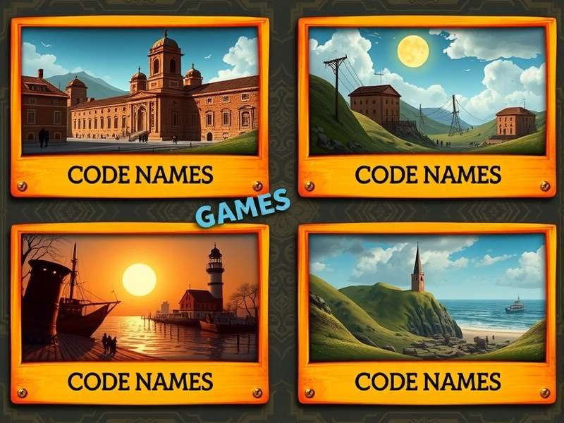 Data visualization chart showing connections between Codenames picture words