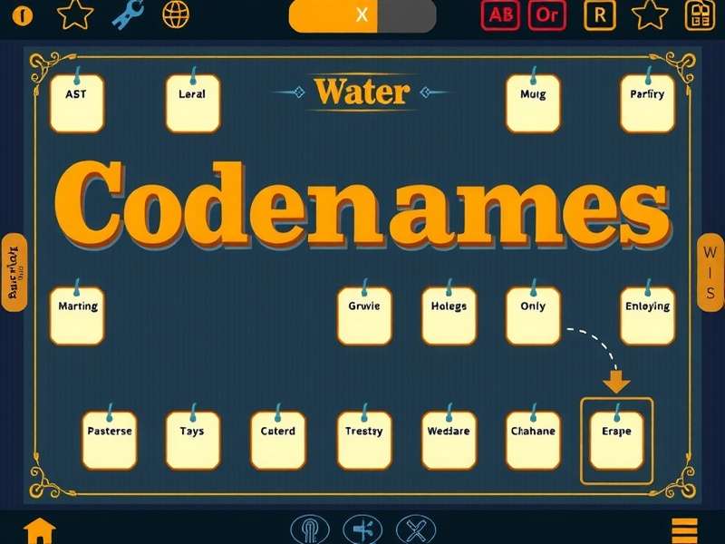 Codenames tournament play with intense concentration