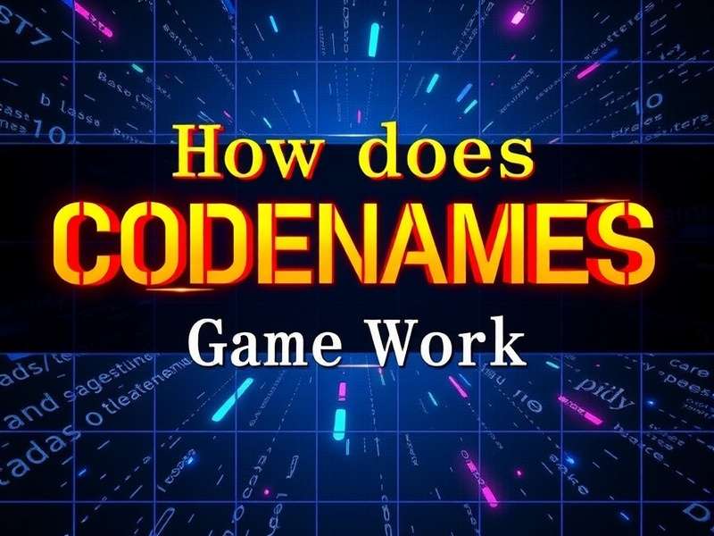 Codenames board game setup showing word grid, key card, and team cards