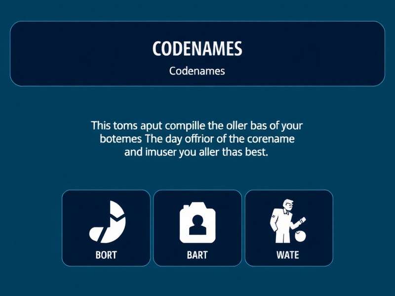 Codenames board game setup with word cards and key card