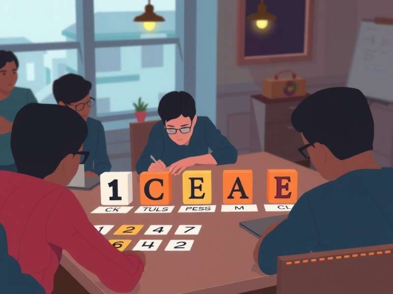 Group of friends playing Codenames and discussing strategy