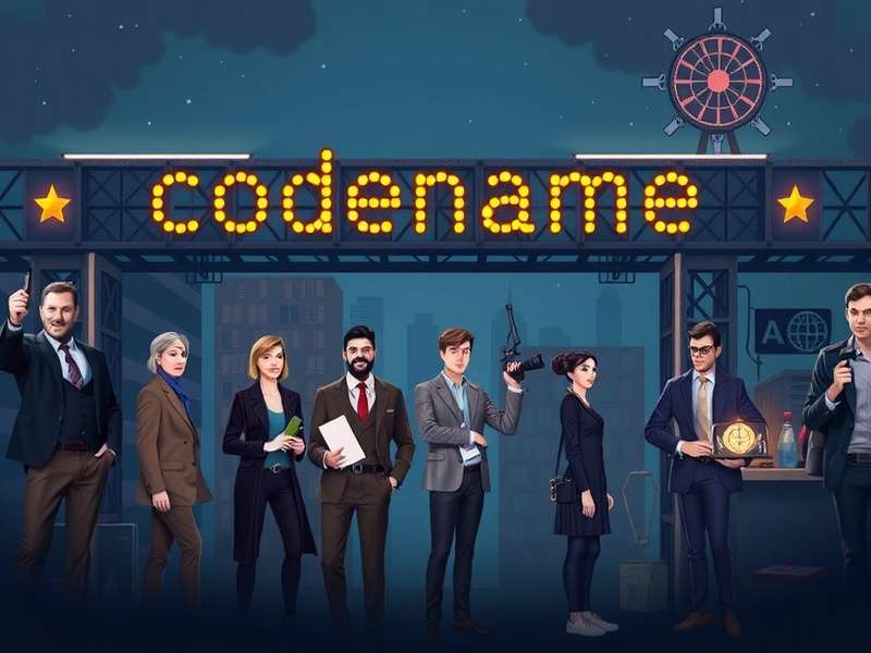 A lively Codenames game session on Discord showing chat and voice channels