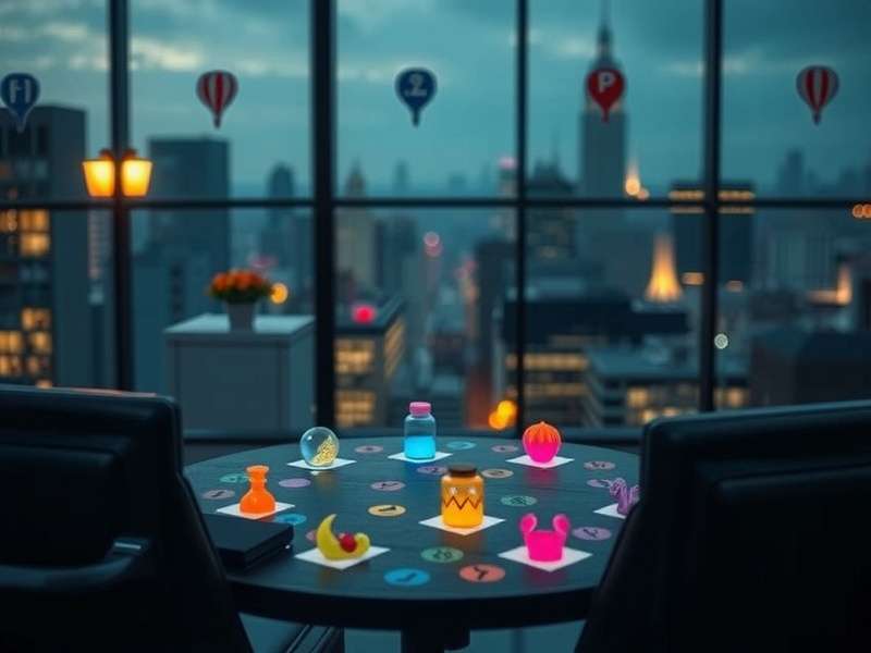 A group of friends playing Codenames board game at a local cafe