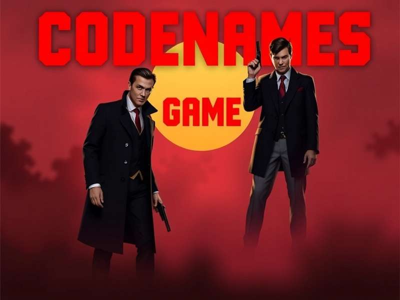 A group of friends playing Codenames board game, focusing on word cards