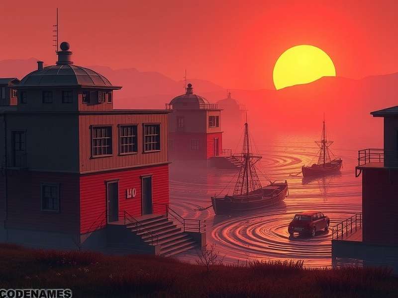 Codenames Picture Version game setup showing colorful image cards laid out on a table