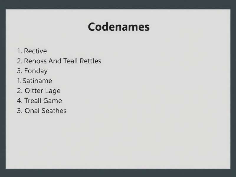 Codenames board game setup with word cards laid out