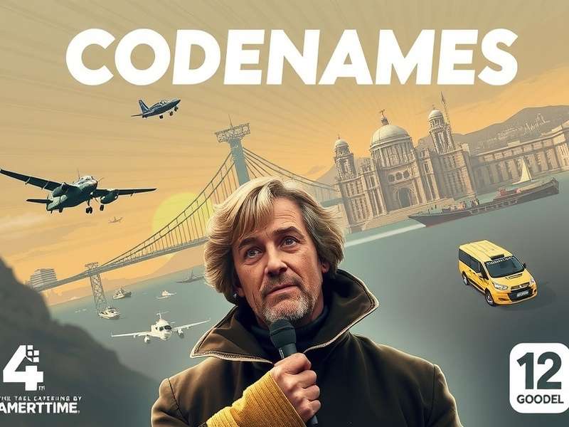 A group of friends playing Codenames board game on a table