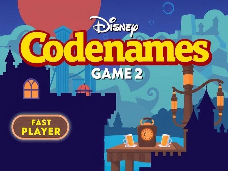 Two players engaged in a Disney Codenames game, with cards featuring Mickey Mouse and Cinderella