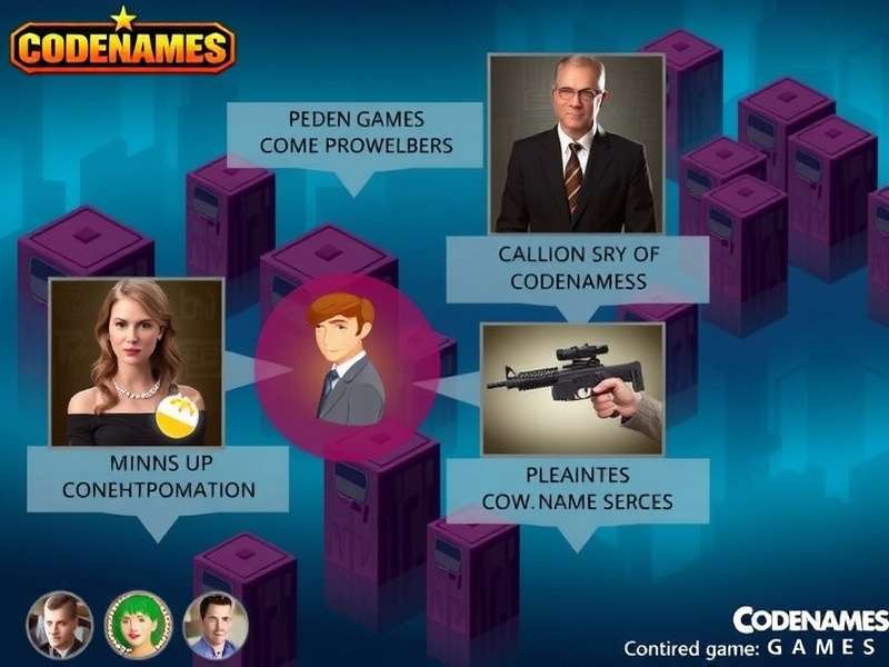 Group of friends playing Codenames board game online