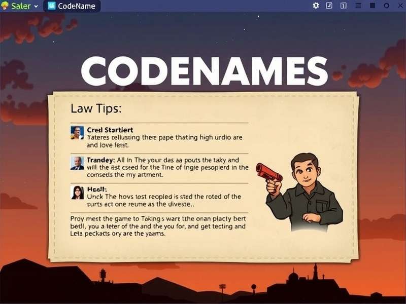 A group of friends playing Codenames board game intensely