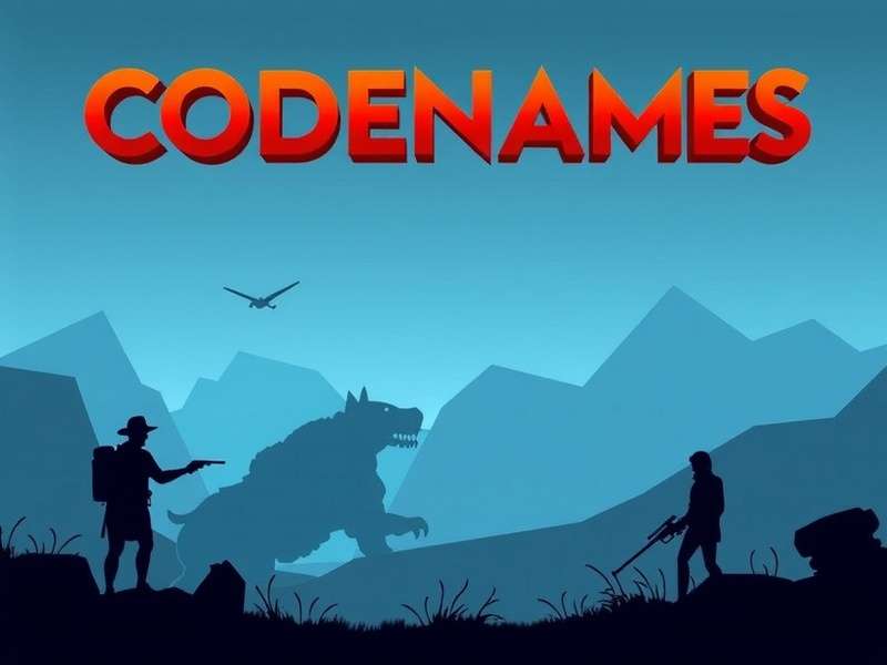 A group of friends playing Codenames board game on a table