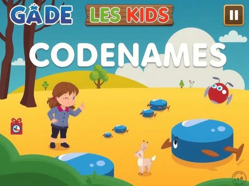 Codenames Disney version being played by children