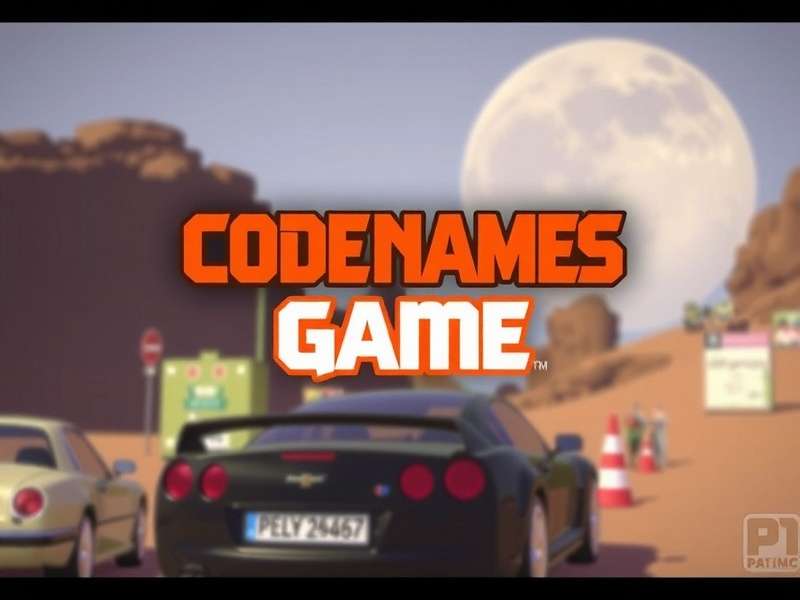 Codenames Game – spies and word cards on a table