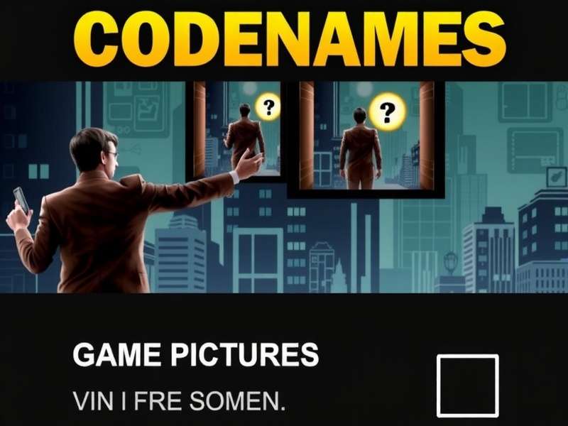 Codenames Pictures edition with abstract image cards instead of word cards
