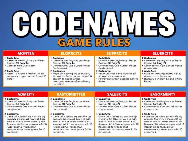 Codenames game setup with spymaster giving a clue to operatives