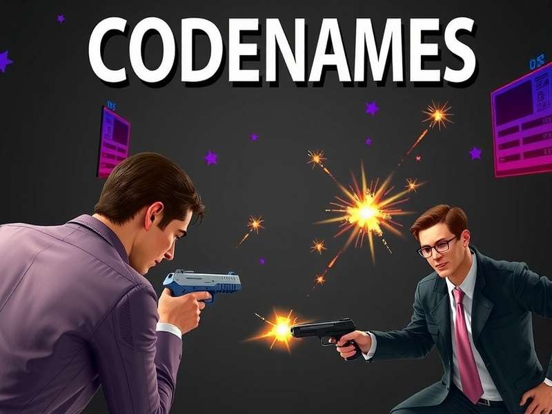 Codenames Game Download – Spymaster Edition showing word cards and agents