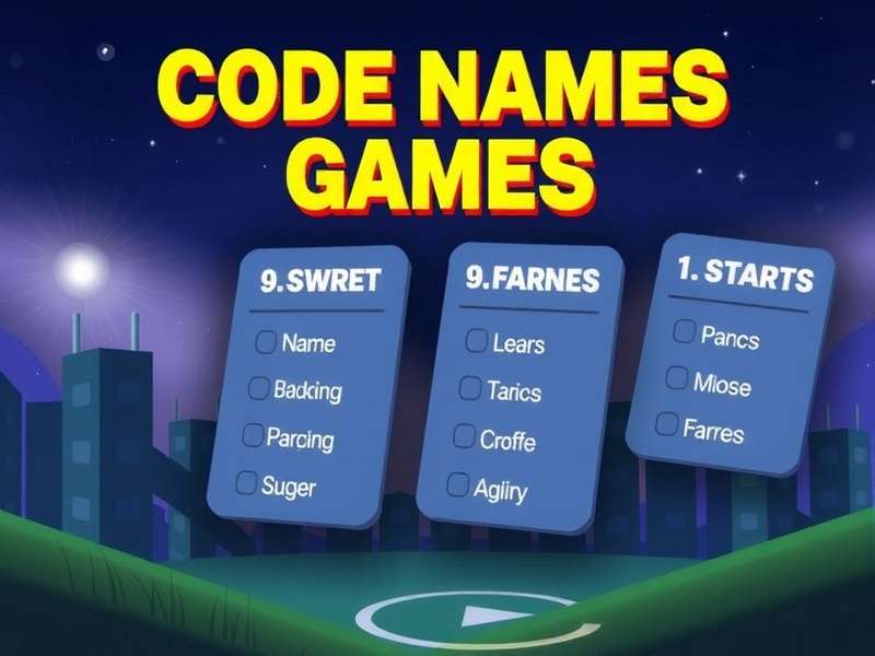 Codenames Board Game Setup with red and blue agents on a grid of 25 word cards